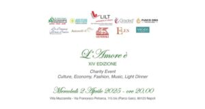Cinzia Th Torrini Special Guest a "L’Amore è...", il Charity Gala pro LILT Napoli