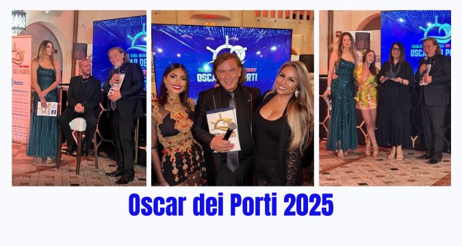Oscar dei Porti 2025: premiati Raf e Matteo Salvini alla Villa Versace di Miami