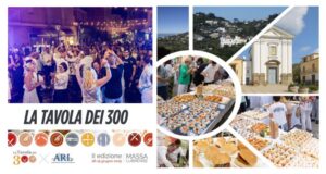Massa Lubrense in festa: torna “La Tavola dei 300” con Street Food, Musica e Premi
