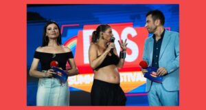 Claudio Guerrini sul palco dell’RDS Summer Festival 2025 durante la prima serata su TV8