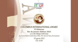 Cerimonia Columbus International Award 2025 presso Rio Olympic Golf Course, Rio de Janeiro