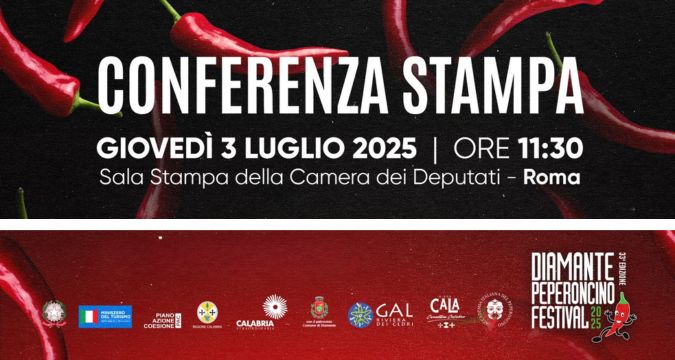 Conferenza stampa Peperoncino Festival 2025 alla Camera dei Deputati