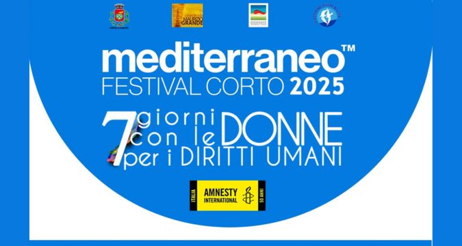 Locandina Mediterraneo Festival Corto 2025 a Diamante con omaggio ad Angela Maria Aieta