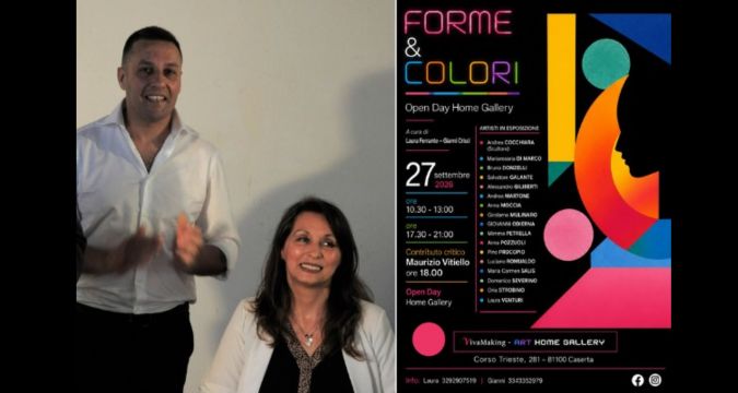 Forme e Colore, mostra di arte contemporanea alla Home Gallery di Caserta