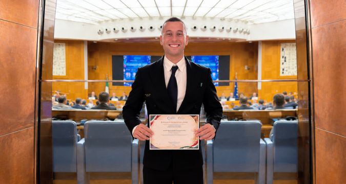 Nicola Scamardella premiato a Montecitorio per il percorso del White Chill Out Lungomare di Pozzuoli